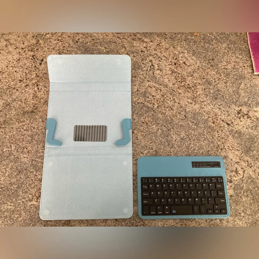 8 inch iOS iPad Mini Android Tablet Bluetooth Magnetic Keyboard Cover Case Stand